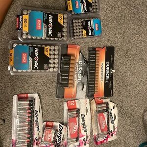 Various battery sizes